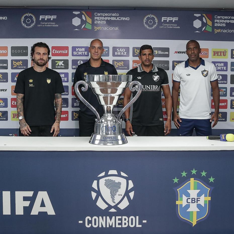 Coletiva da final do Pernambucano 2025