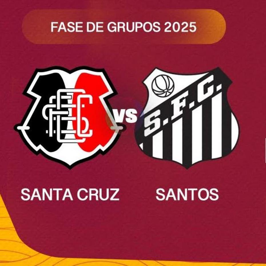 SANTA CRUZ X SANTOS-SP - COPA ATLÂNTICO