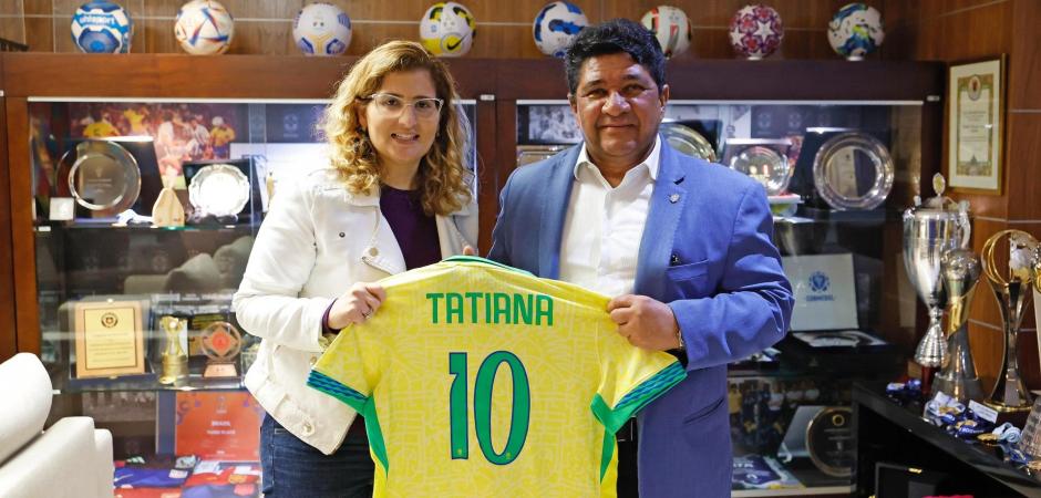 Vice-presidente do Náutico visita a CBF