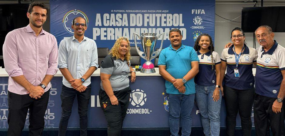 FPF recebe representantes de Sport e Ipojuca antes da Final do Campeonato Pernambucano Feminino Betnacional