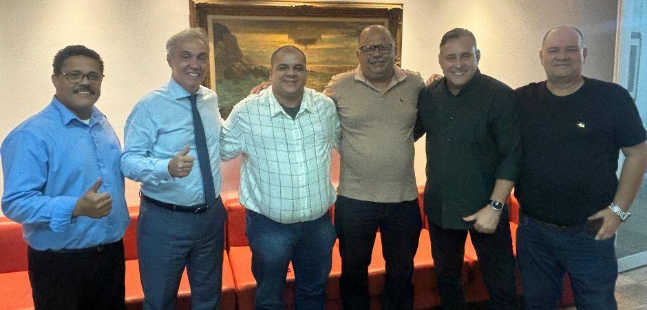 FPF recebe a visita do novo Presidente da Liga de Ipojuca
