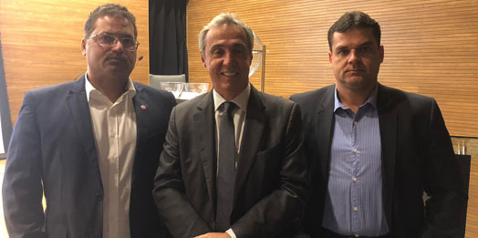 Evandro Carvalho acompanha sorteio de arbitragem na CBF