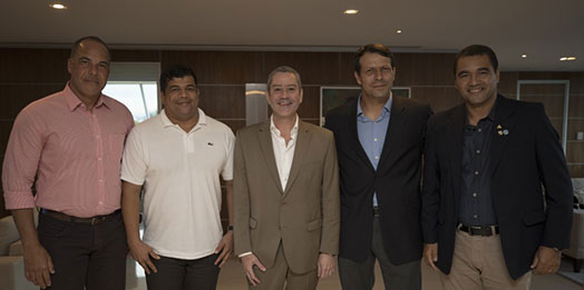 Diretoria da Anaf visita o novo presidente da CBF