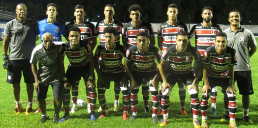 Pelo Brasileiro de Aspirantes, Santa Cruz é superado pelo Santos