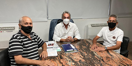 Presidentes das ligas de Surubim e Timbaúba visitam a FPF